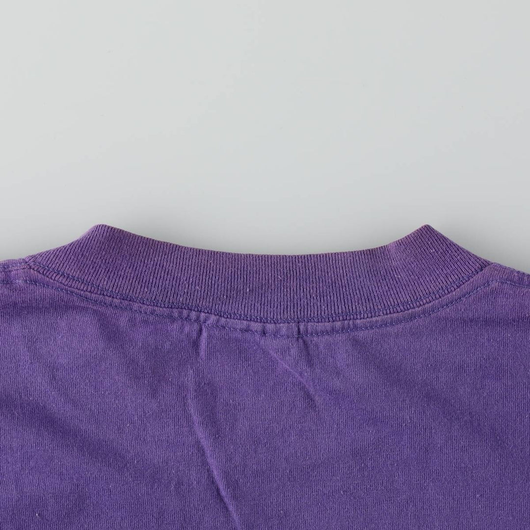 90'S ONEITA Nestle Advertising T-Shirt, Made in USA, Men's XL equivalent, Vintage cotton purple type Vintage Second Hand