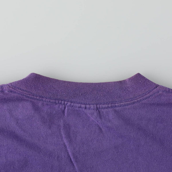 90'S ONEITA Nestle Advertising T-Shirt, Made in USA, Men's XL equivalent, Vintage cotton purple type Vintage Second Hand