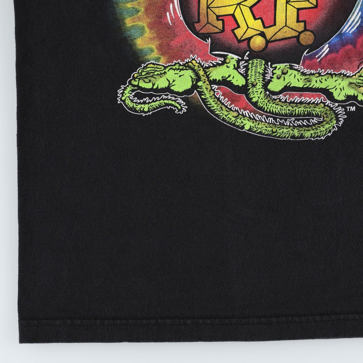 RAT FINK character print T-shirt, made in USA, men's size M equivalent. unclear black type Vintage Second Hand