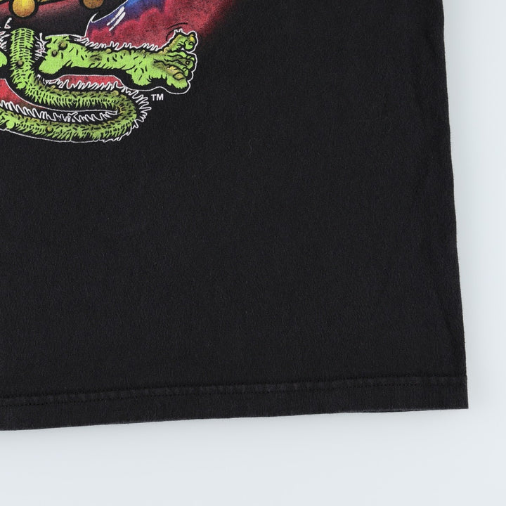 RAT FINK character print T-shirt, made in USA, men's size M equivalent. unclear black type Vintage Second Hand