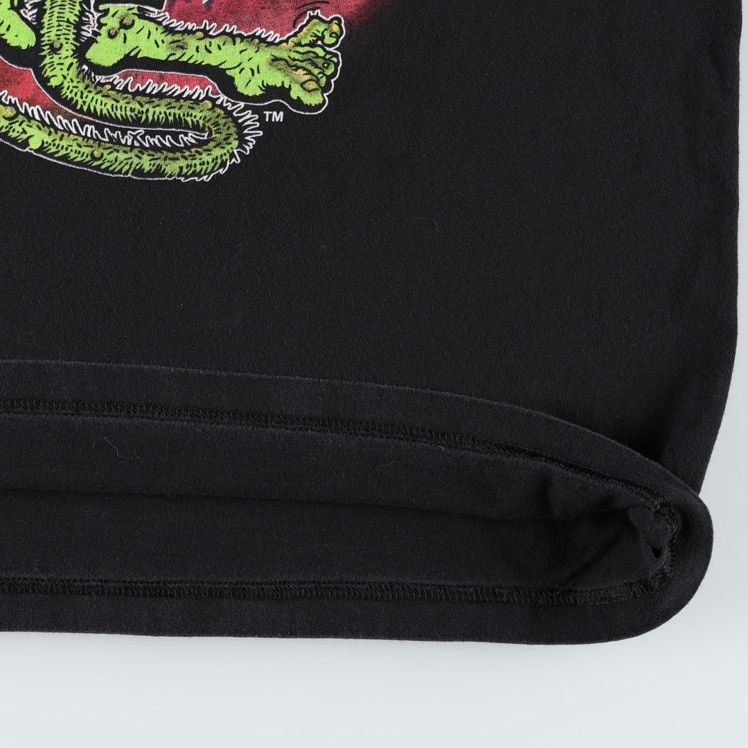 RAT FINK character print T-shirt, made in USA, men's size M equivalent. unclear black type Vintage Second Hand