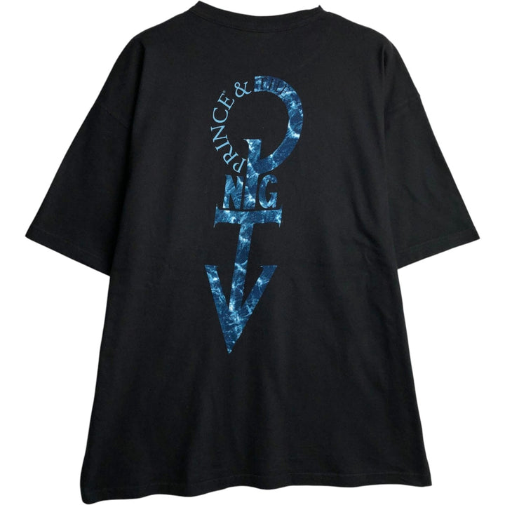 90'S Prince Euro Band T-Shirt, Men's XL equivalent, Vintage cotton black type Vintage Second Hand
