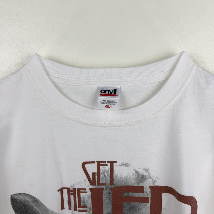 Anvil LED ZEPPELIN Band T-shirt, Men's XL equivalent. cotton white type Vintage Second Hand