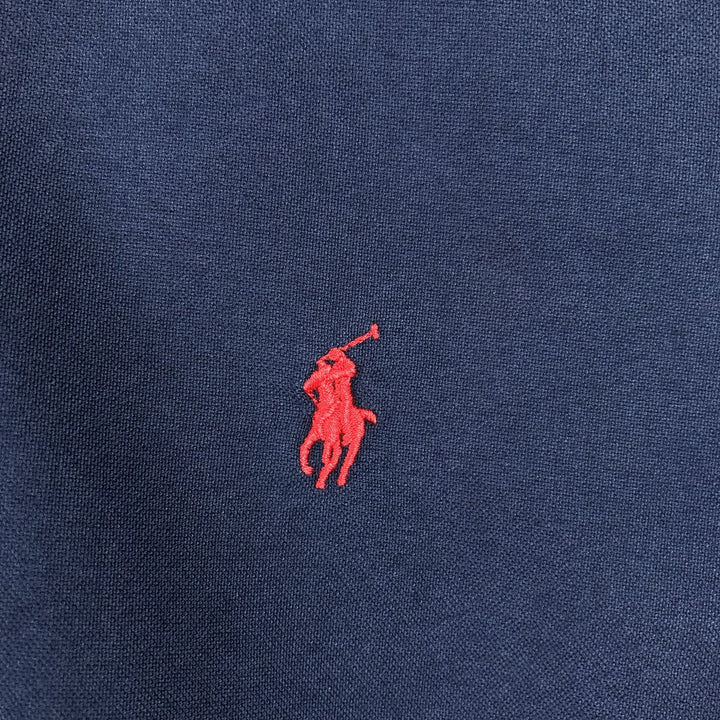Ralph Lauren short sleeve button down shirt, men's XL size cotton navy blue type Vintage Second Hand