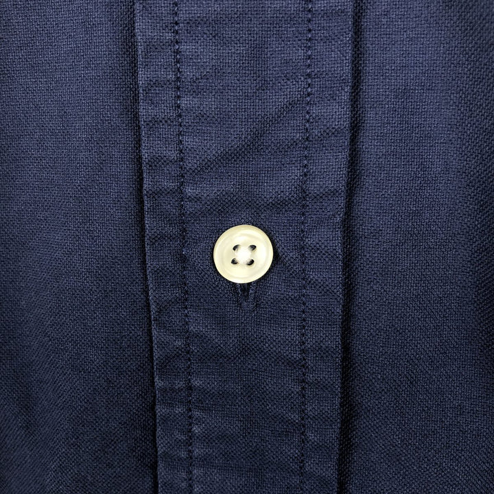 Ralph Lauren short sleeve button down shirt, men's XL size cotton navy blue type Vintage Second Hand
