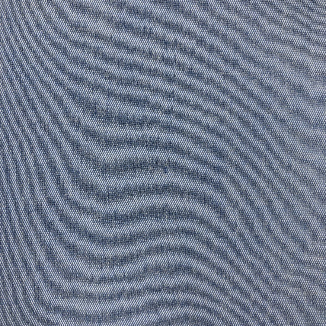 90s-era Ralph Lauren Polo Sport Short-Sleeve Open-Collar Cotton Shirt, Boxy Shirt, Men's Size XL (approx.), Vintage cotton Blue type light blue Vintage Second Hand