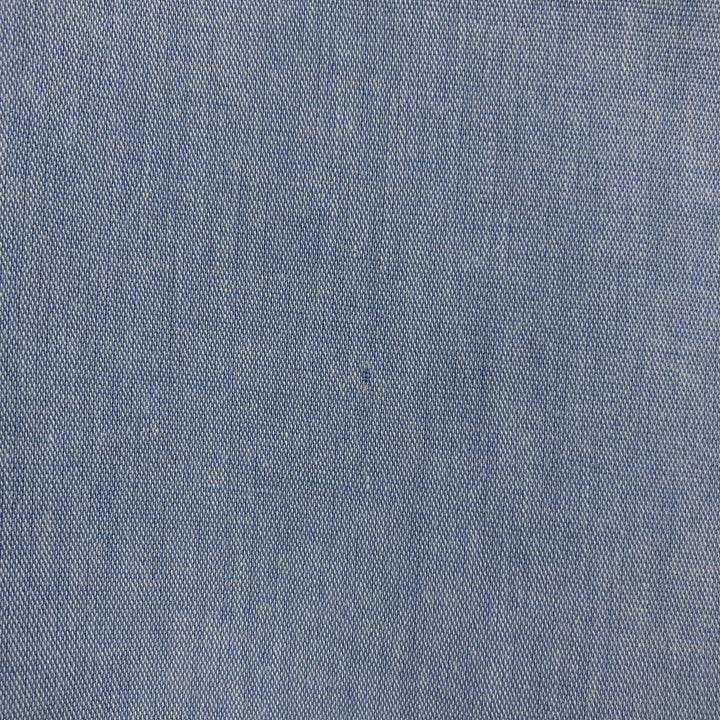 90s-era Ralph Lauren Polo Sport Short-Sleeve Open-Collar Cotton Shirt, Boxy Shirt, Men's Size XL (approx.), Vintage cotton Blue type light blue Vintage Second Hand