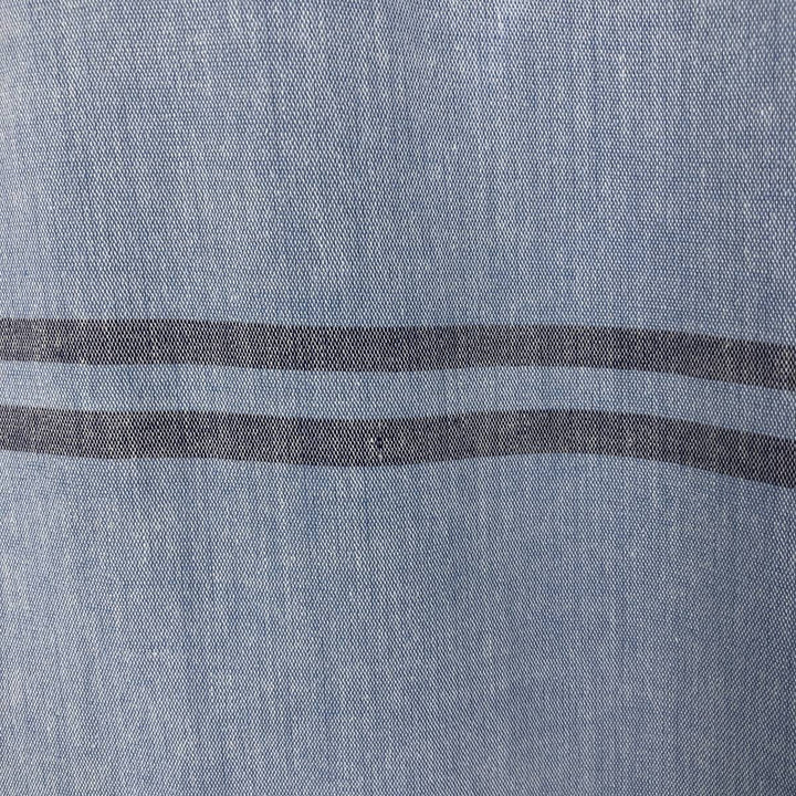 90s-era Ralph Lauren Polo Sport Short-Sleeve Open-Collar Cotton Shirt, Boxy Shirt, Men's Size XL (approx.), Vintage cotton Blue type light blue Vintage Second Hand