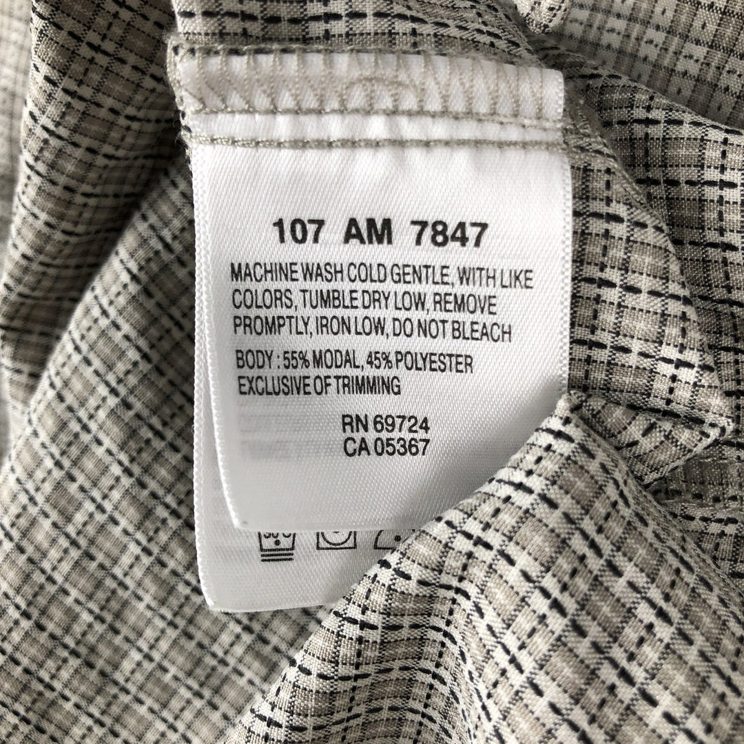 Columbia short-sleeved check shirt, men's size S. Modal green type Vintage Second Hand