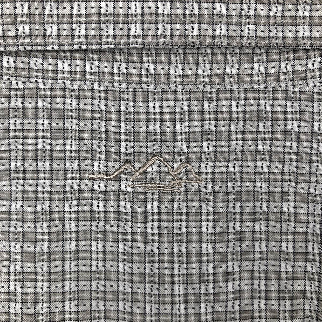 Columbia short-sleeved check shirt, men's size S. Modal green type Vintage Second Hand