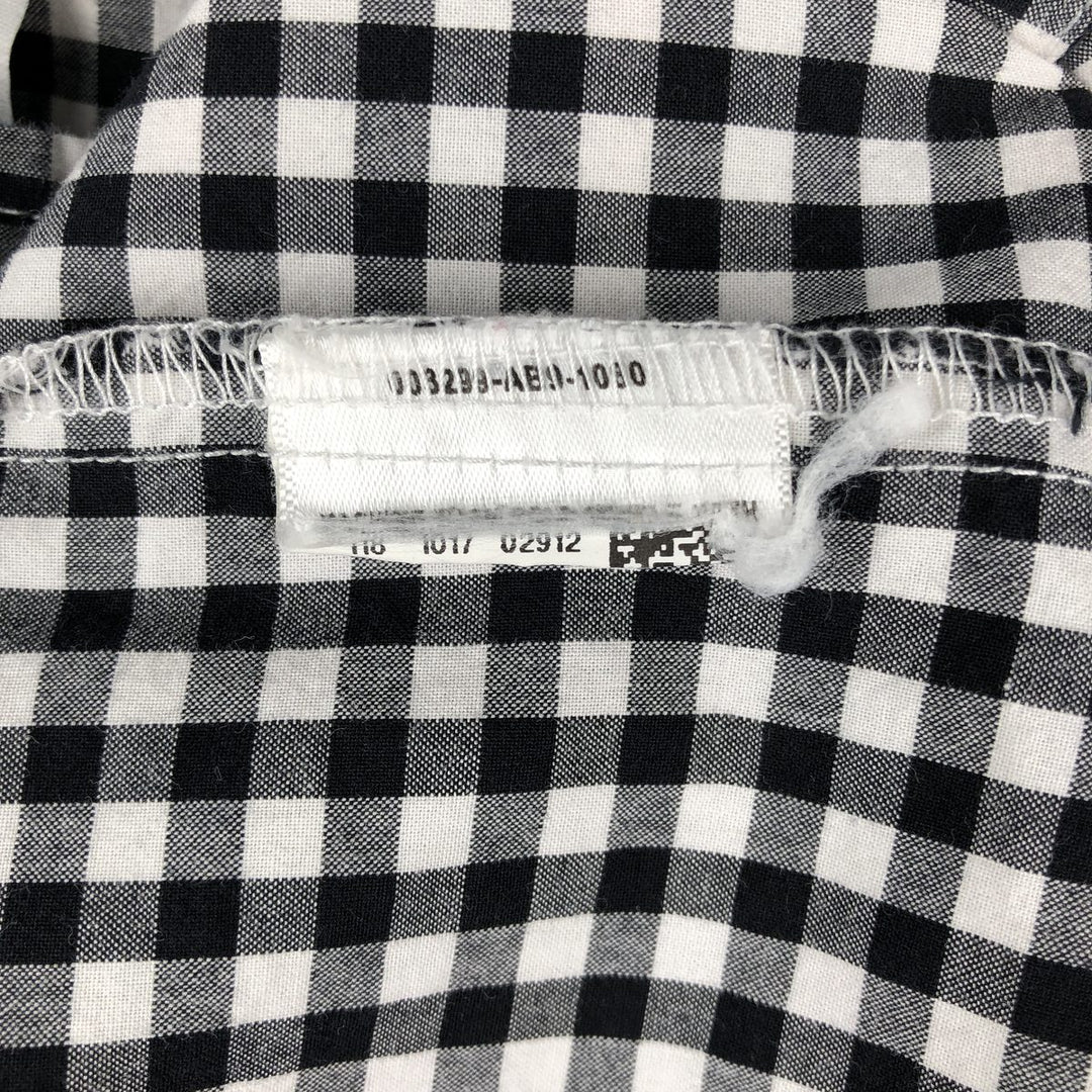 Columbia Regular Fit Buffalo Check Short-Sleeve Button-Down Check Shirt (Men's XL equivalent) unclear black type Vintage Second Hand