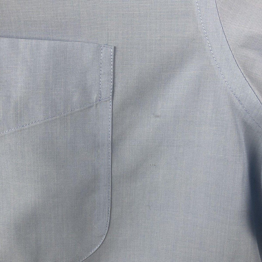 Brooks Brothers 346 Regular Fit Short-Sleeve Cotton Shirt (Men's Size L equivalent) cotton Blue type light blue Vintage Second Hand