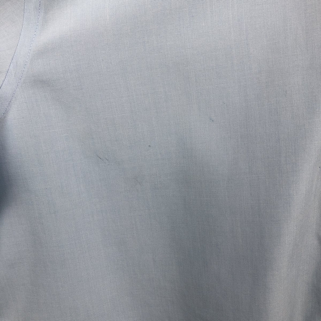 Brooks Brothers 346 Regular Fit Short-Sleeve Cotton Shirt (Men's Size L equivalent) cotton Blue type light blue Vintage Second Hand