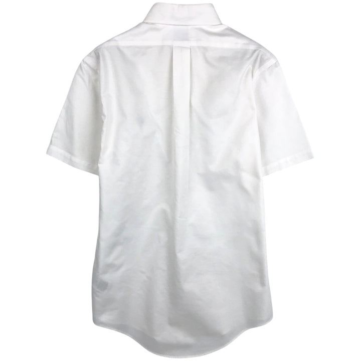 Brooks Brothers 1818 REGENT Short-Sleeve Button-Down Shirt, Men's Size S (approx.) cotton white type Vintage Second Hand