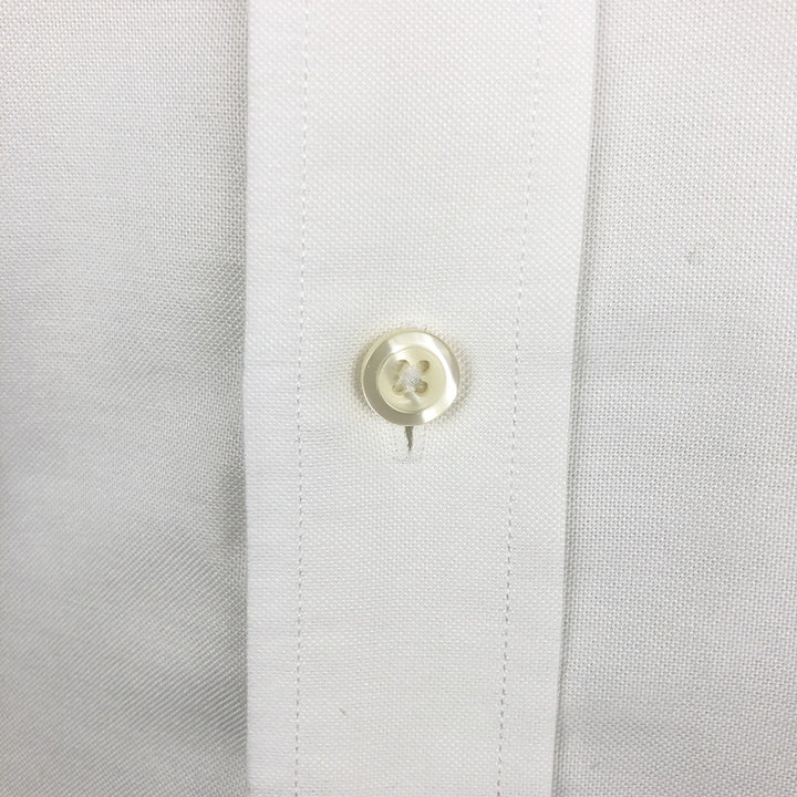 Brooks Brothers 1818 REGENT Short-Sleeve Button-Down Shirt, Men's Size S (approx.) cotton white type Vintage Second Hand