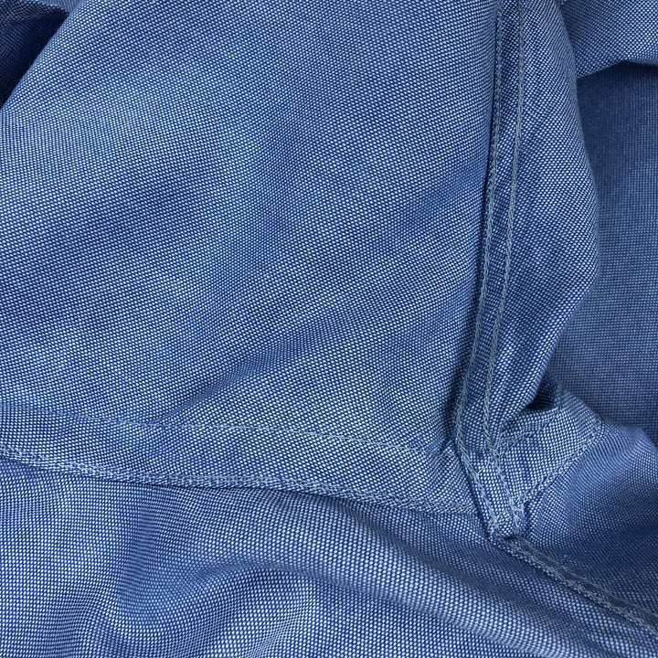 Lacoste short-sleeved button-down shirt, size 42 (equivalent to men's XL). cotton blue type Vintage Second Hand