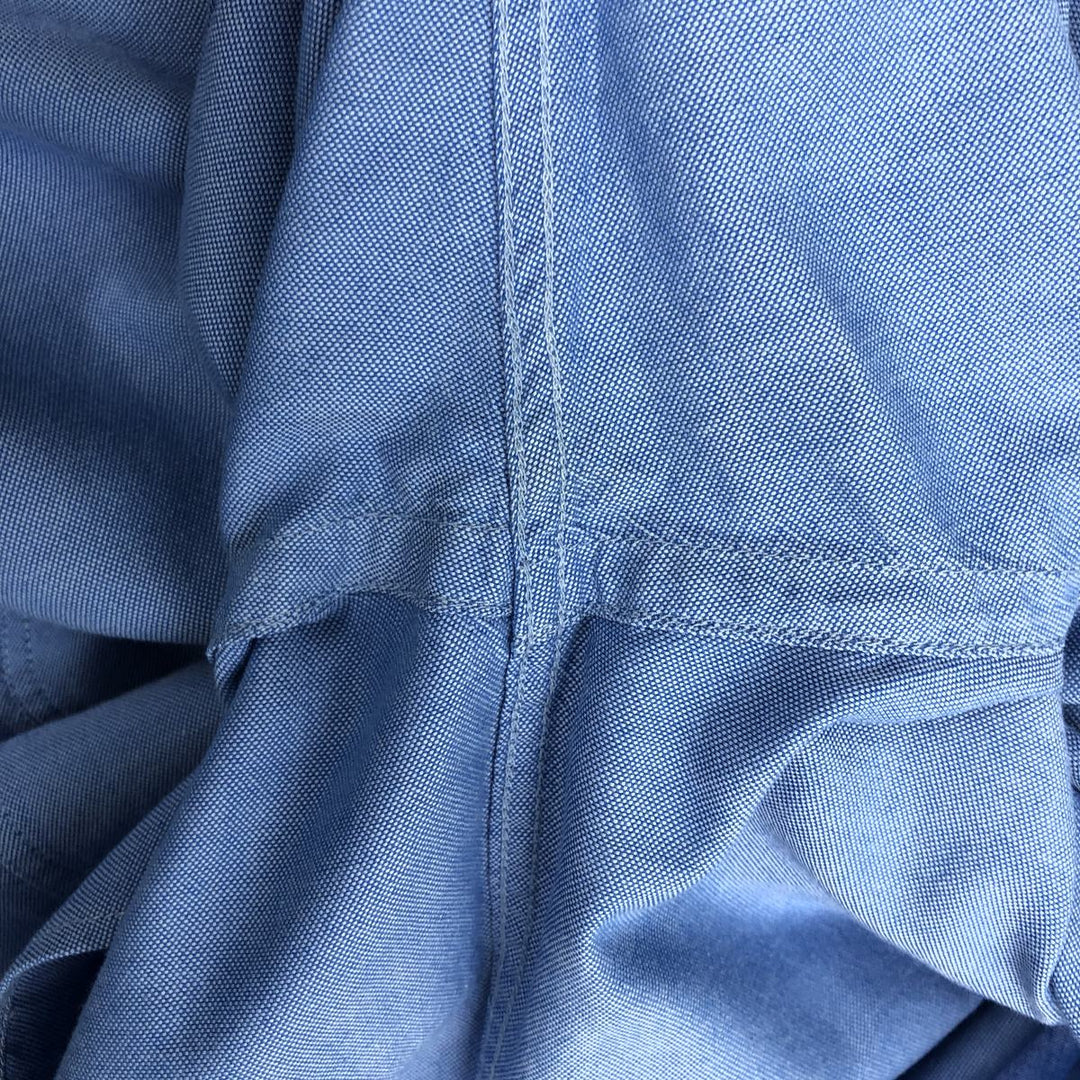 Lacoste short-sleeved button-down shirt, size 42 (equivalent to men's XL). cotton blue type Vintage Second Hand