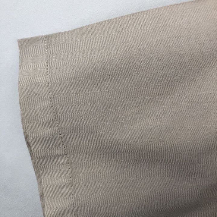Pendleton BAMBOO SHIRT Short-Sleeve Open Collar Cotton Shirt Box Shirt Men's Size S (approx.) cotton Khaki type beige Vintage Second Hand