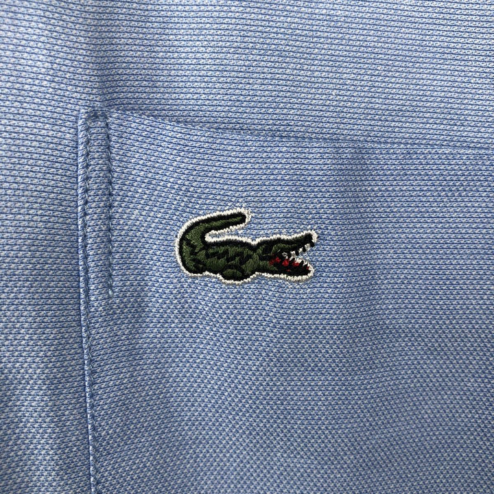 Lacoste LACOSTE short sleeve button down shirt men's XL size unclear blue type Vintage Second Hand
