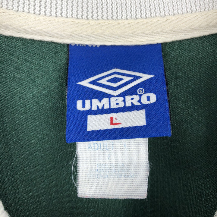 90'S Umbro Blue Tag Dartmouth College V-Neck Soccer Jersey Game Shirt (Men's Size L) unclear Green type dark green Vintage Second Hand