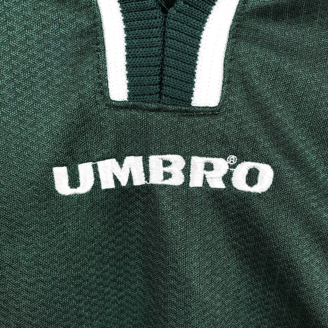 90'S Umbro Blue Tag Dartmouth College V-Neck Soccer Jersey Game Shirt (Men's Size L) unclear Green type dark green Vintage Second Hand