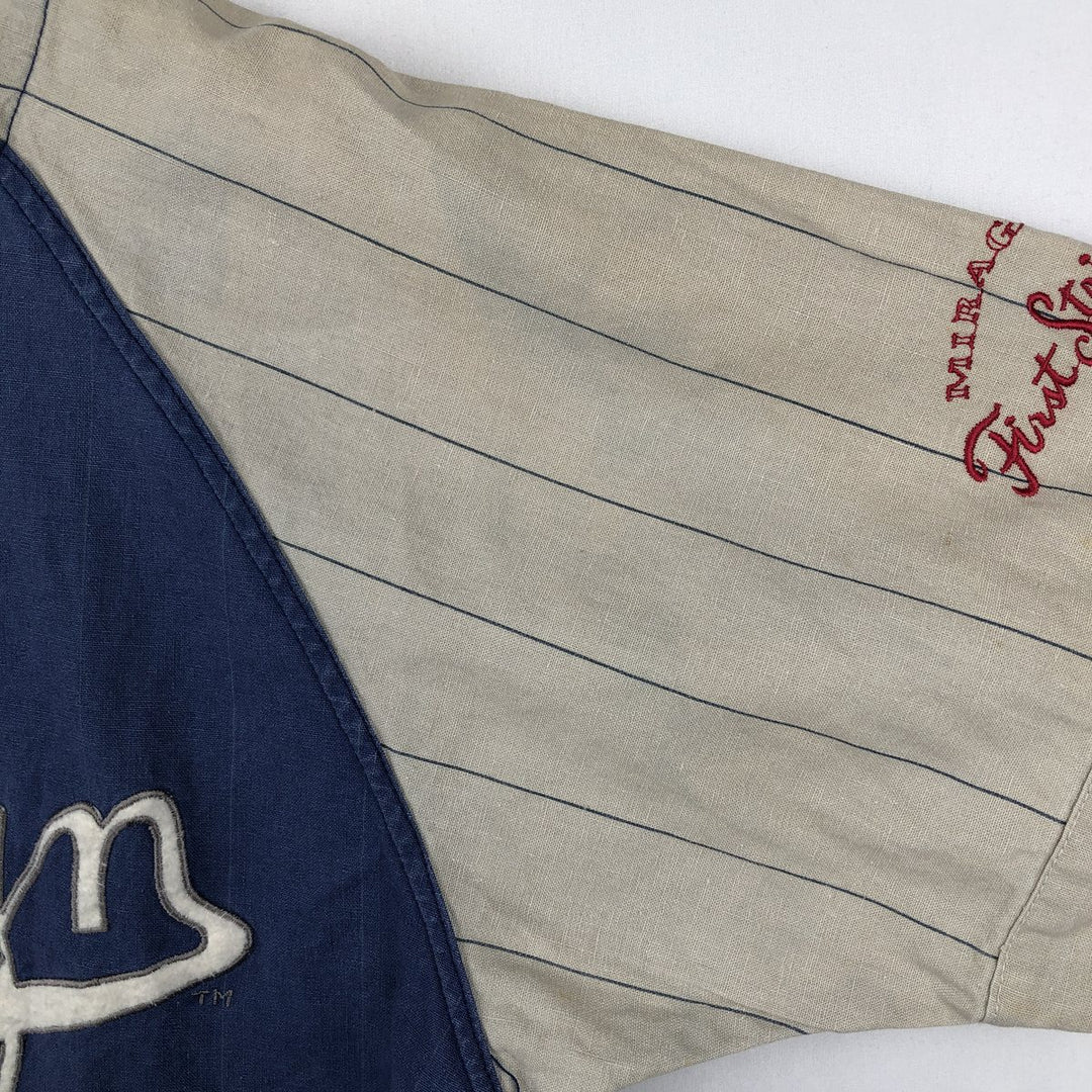 90'S MIRAGE First String Game Shirt Baseball Shirt Men's Size M (Equivalent) Vintage others navy blue type Vintage Second Hand