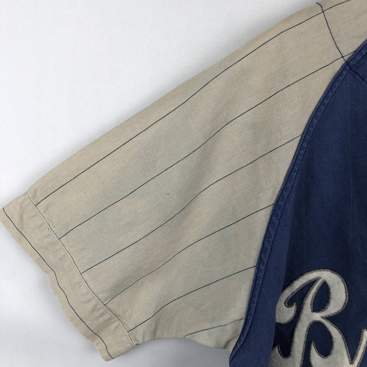 90'S MIRAGE First String Game Shirt Baseball Shirt Men's Size M (Equivalent) Vintage others navy blue type Vintage Second Hand