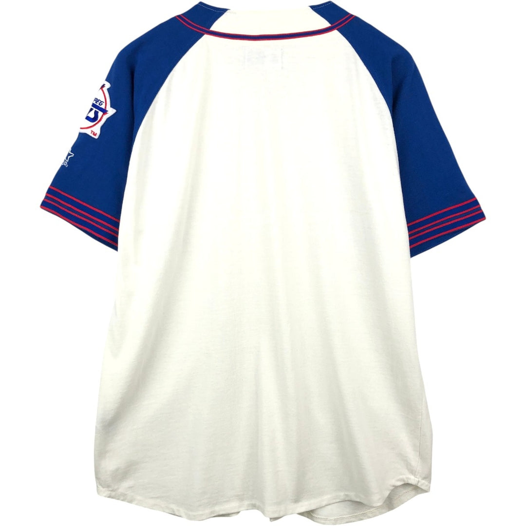 90'S Starter Hockey Game Shirt / Baseball Shirt, Men's XL (approx.), Vintage polyester blue type Vintage Second Hand