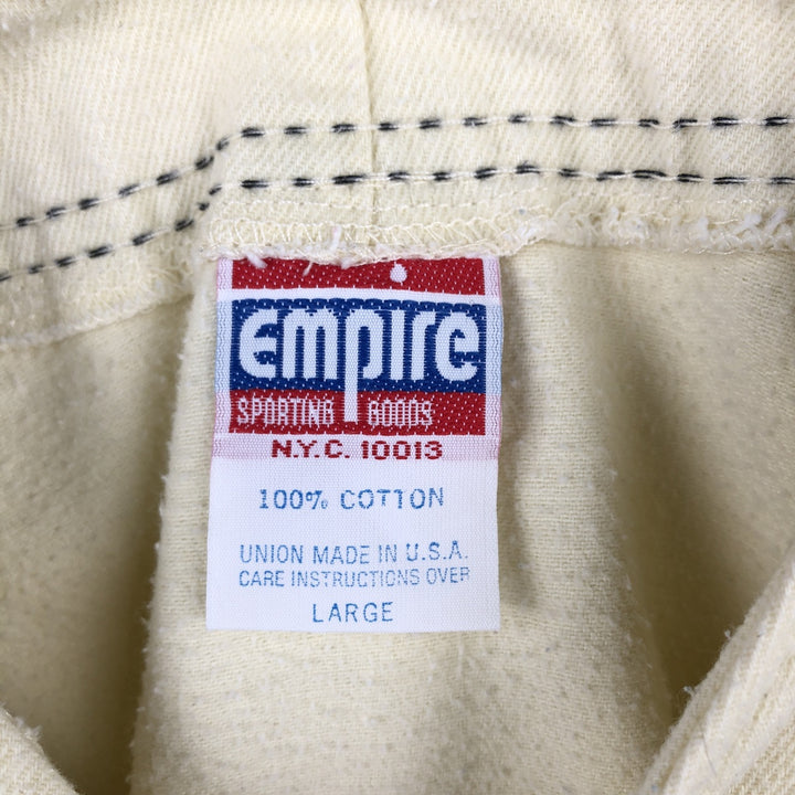 80'S EMPIRE Game Shirt Baseball Shirt Made in USA Men's Size L (Equivalent) Vintage cotton ivory Vintage Second Hand