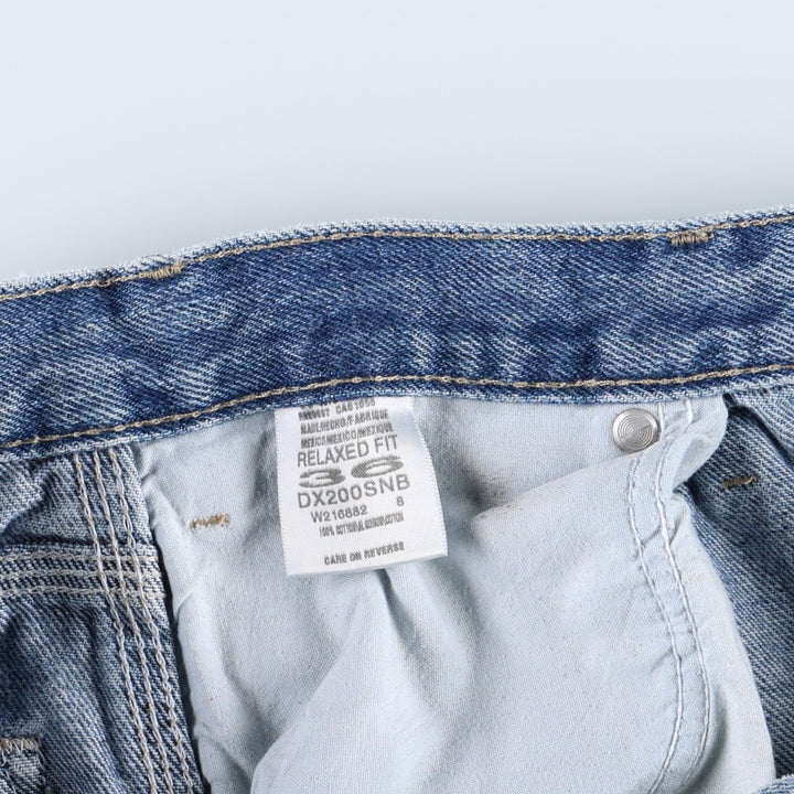 Dickies Relaxed Fit Denim Painter Shorts, Men's, W34 equivalent cotton blue type Vintage Second Hand