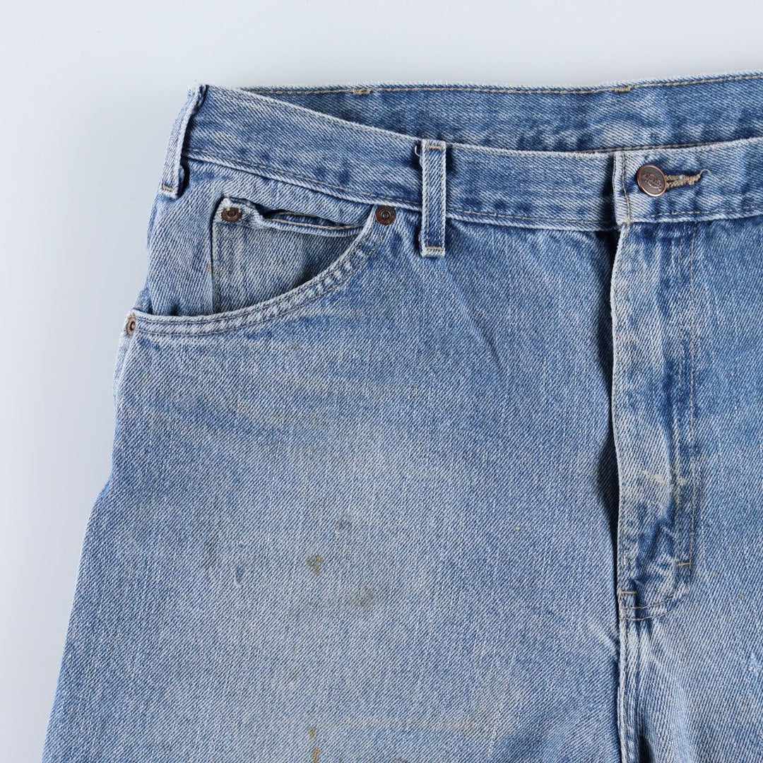 Dickies Relaxed Fit Denim Painter Shorts, Men's, W34 equivalent cotton blue type Vintage Second Hand