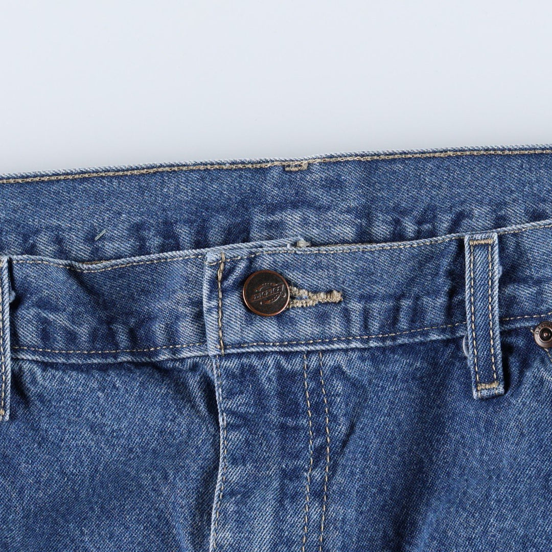 Dickies denim painter pants for men, equivalent to W34 cotton blue type Vintage Second Hand