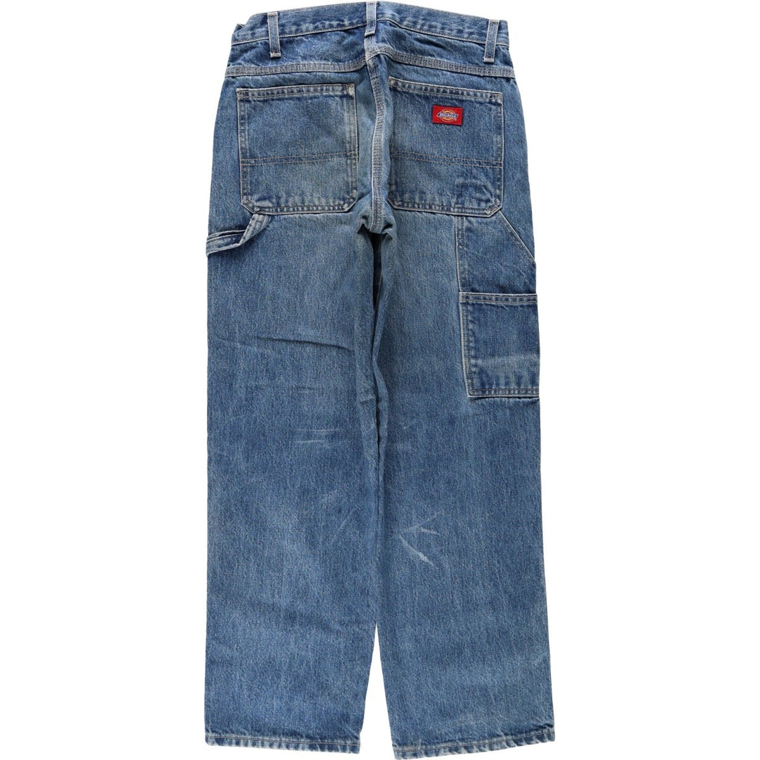 Dickies denim painter pants for men, equivalent to W30 cotton blue type Vintage Second Hand