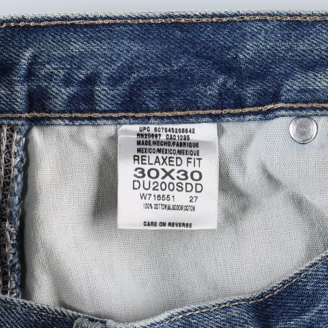 Dickies denim painter pants for men, equivalent to W30 cotton blue type Vintage Second Hand