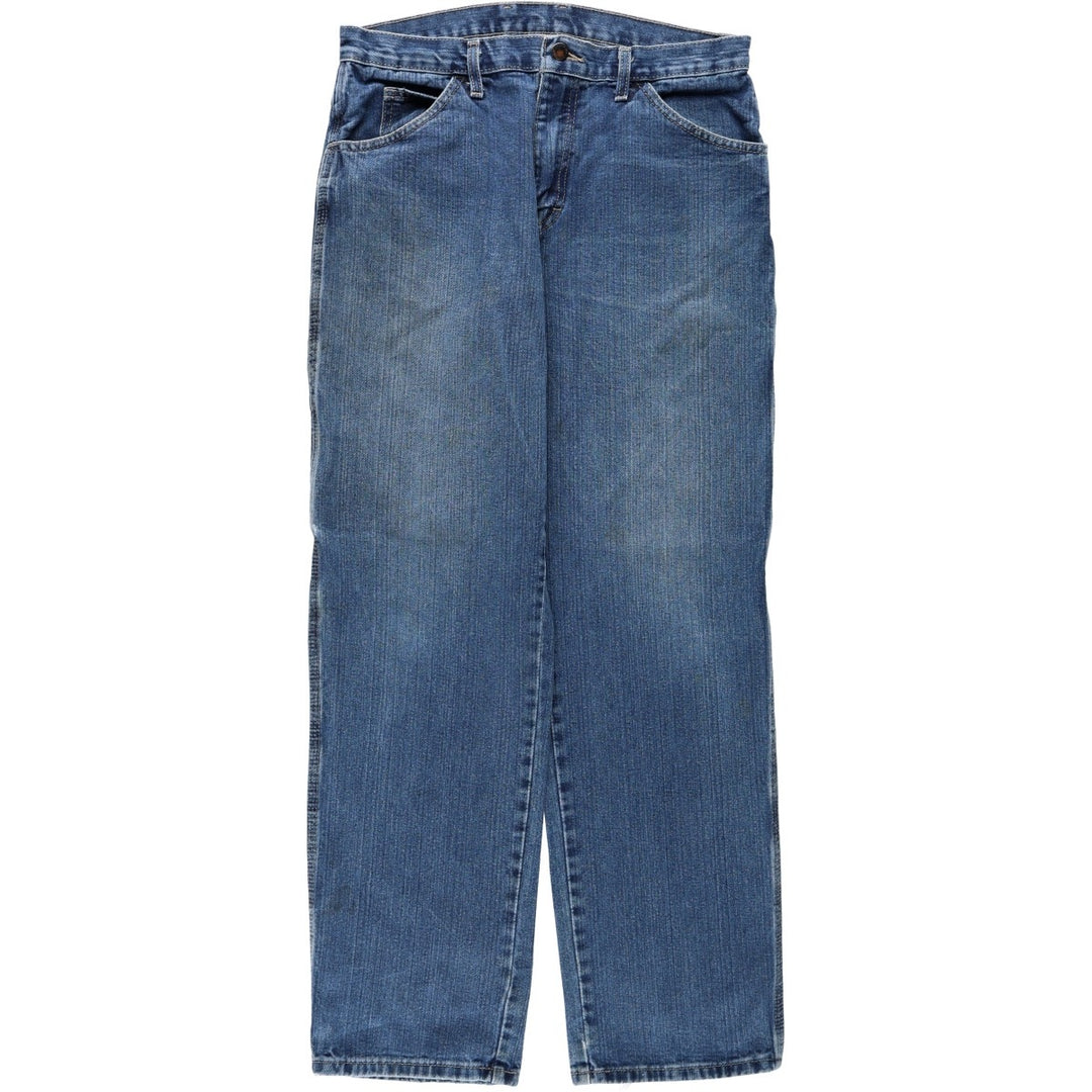 Dickies denim painter pants for men, equivalent to W32 cotton blue type Vintage Second Hand