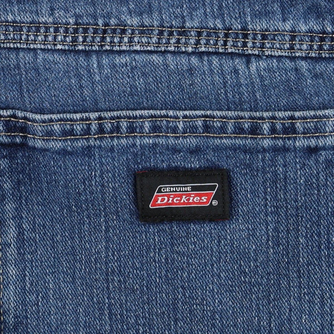 Dickies denim painter pants for men, equivalent to W32 cotton blue type Vintage Second Hand