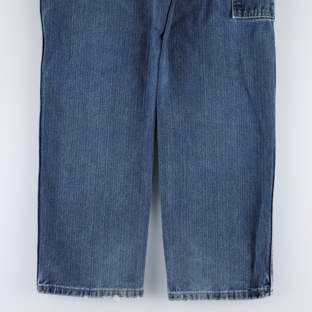 Dickies denim painter pants for men, equivalent to W32 cotton blue type Vintage Second Hand