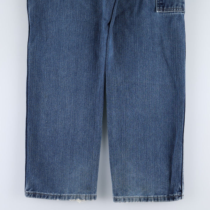Dickies denim painter pants for men, equivalent to W32 cotton blue type Vintage Second Hand