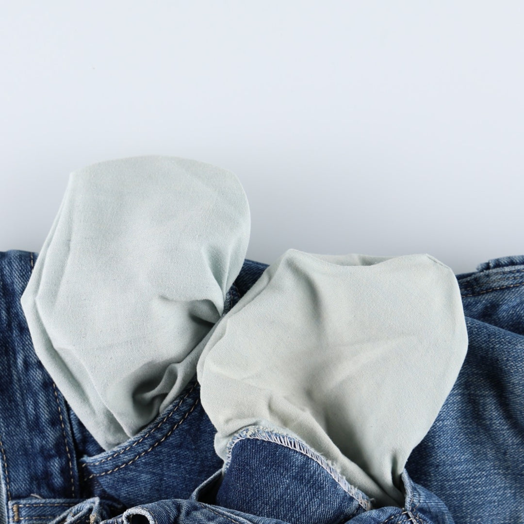 Dickies denim painter pants for men, equivalent to W32 cotton blue type Vintage Second Hand