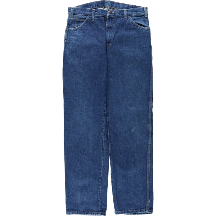 Dickies denim painter pants for men, equivalent to W34 cotton blue type Vintage Second Hand