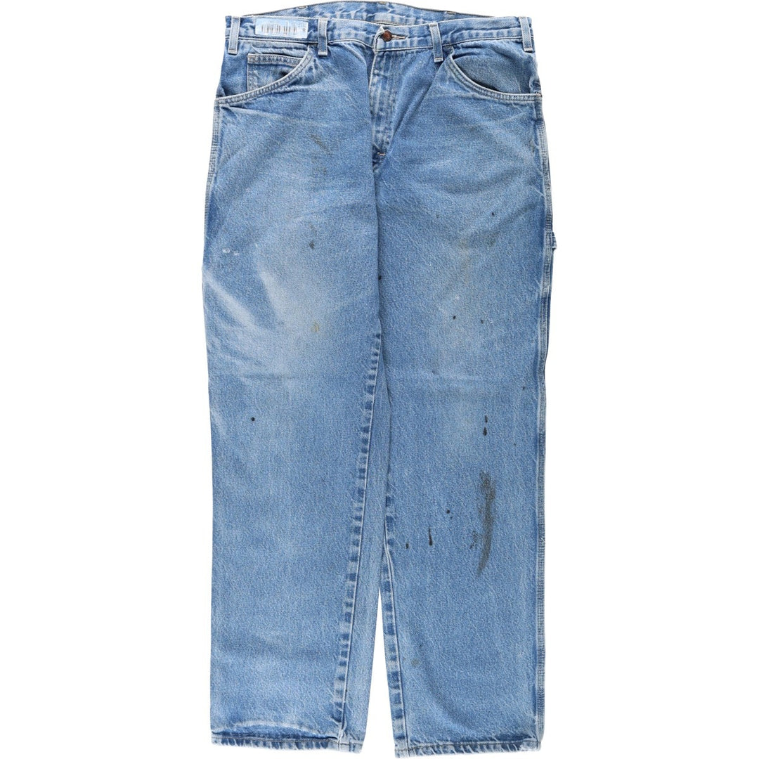 Dickies denim painter pants for men, equivalent to w36 cotton blue type Vintage Second Hand