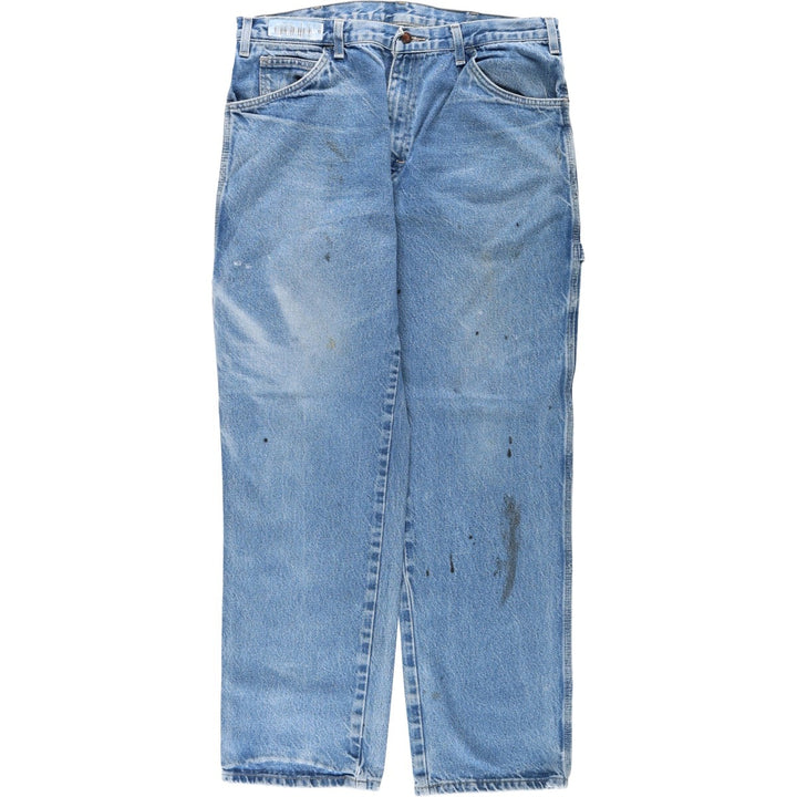 Dickies denim painter pants for men, equivalent to w36 cotton blue type Vintage Second Hand