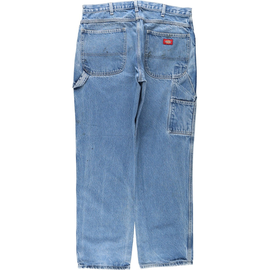 Dickies denim painter pants for men, equivalent to w36 cotton blue type Vintage Second Hand