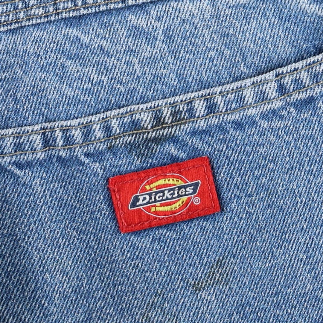 Dickies denim painter pants for men, equivalent to w36 cotton blue type Vintage Second Hand