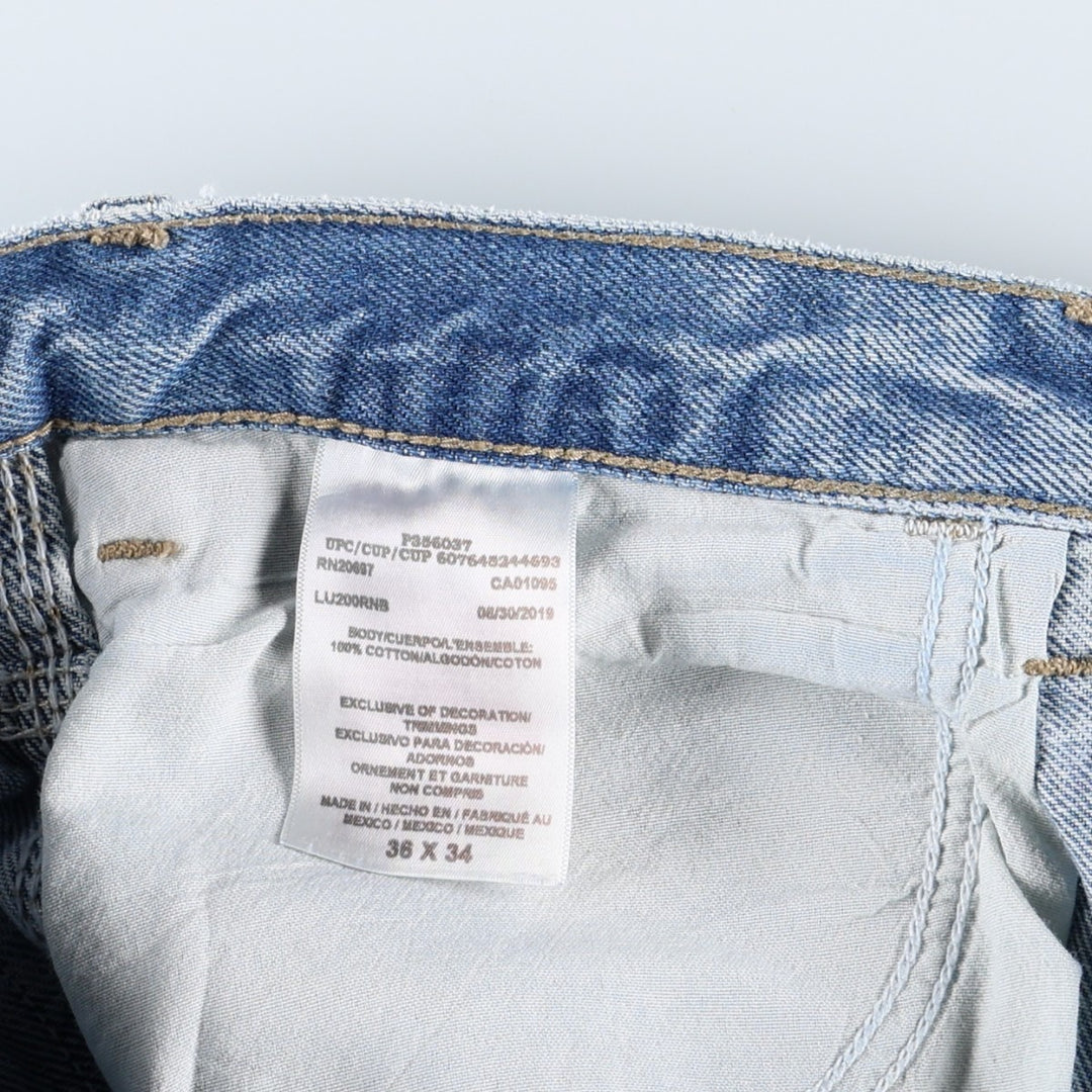 Dickies denim painter pants for men, equivalent to w36 cotton blue type Vintage Second Hand