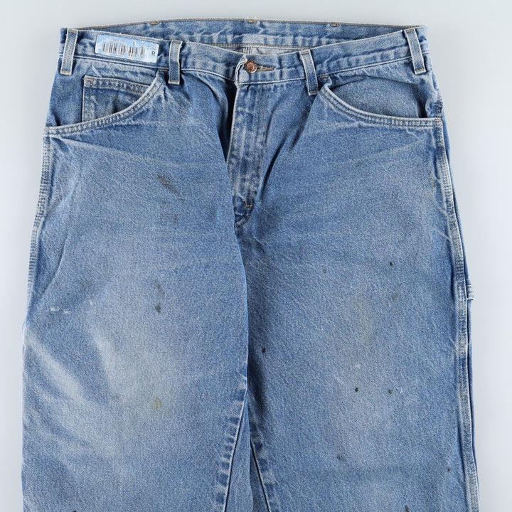 Dickies denim painter pants for men, equivalent to w36 cotton blue type Vintage Second Hand