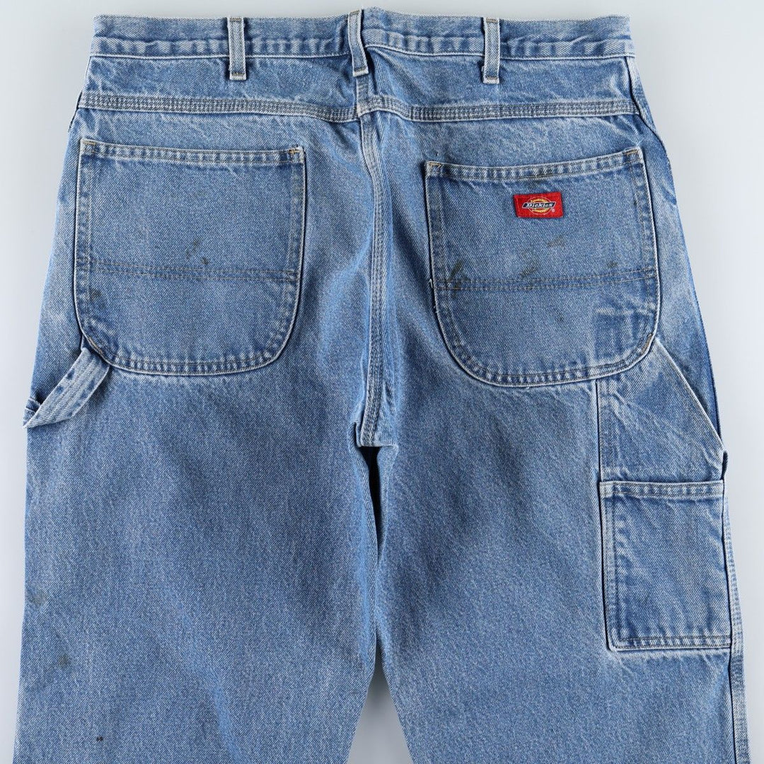Dickies denim painter pants for men, equivalent to w36 cotton blue type Vintage Second Hand