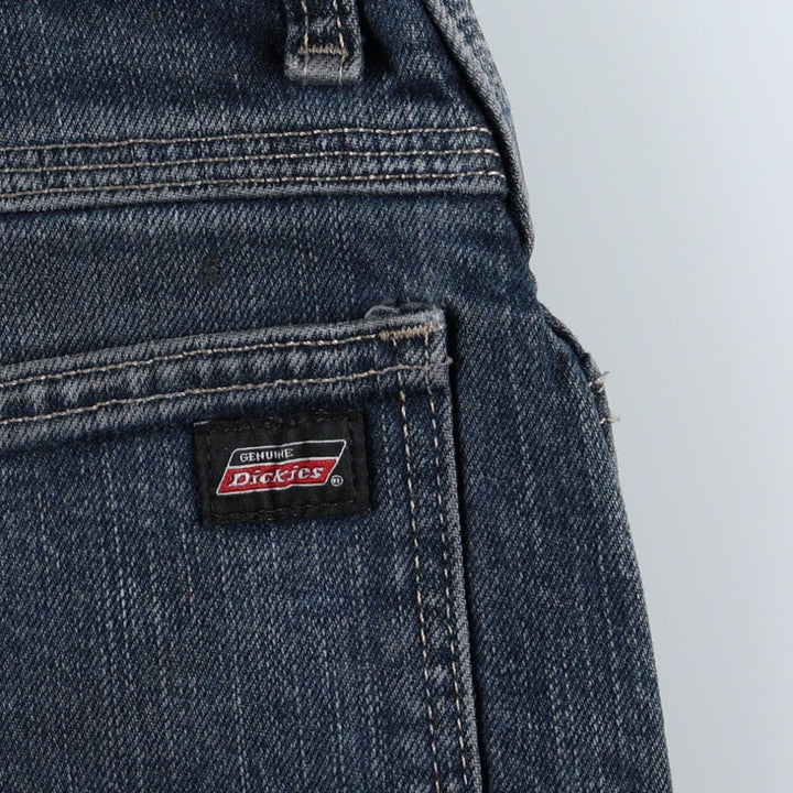 Dickies denim painter pants for men, equivalent to W34 cotton blue type Vintage Second Hand