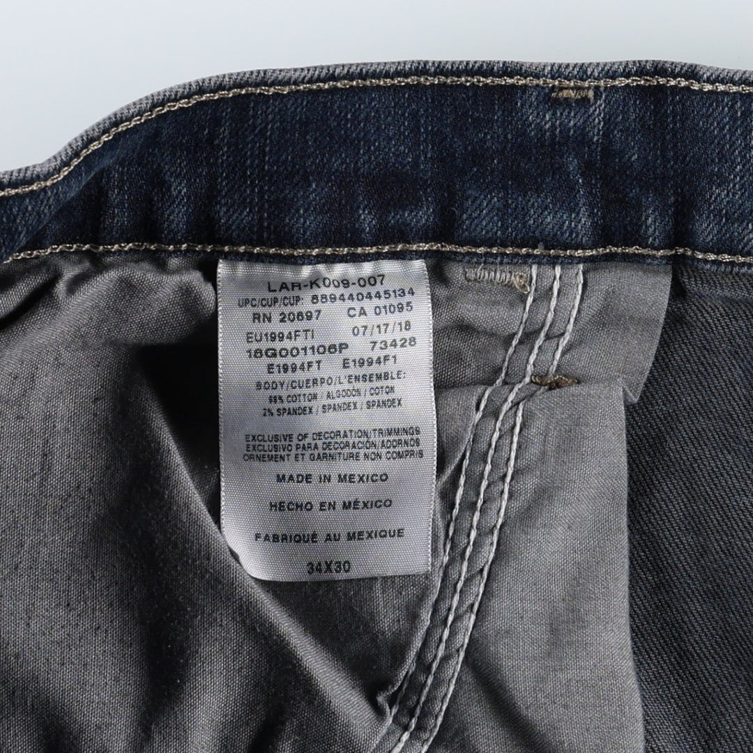 Dickies denim painter pants for men, equivalent to W34 cotton blue type Vintage Second Hand