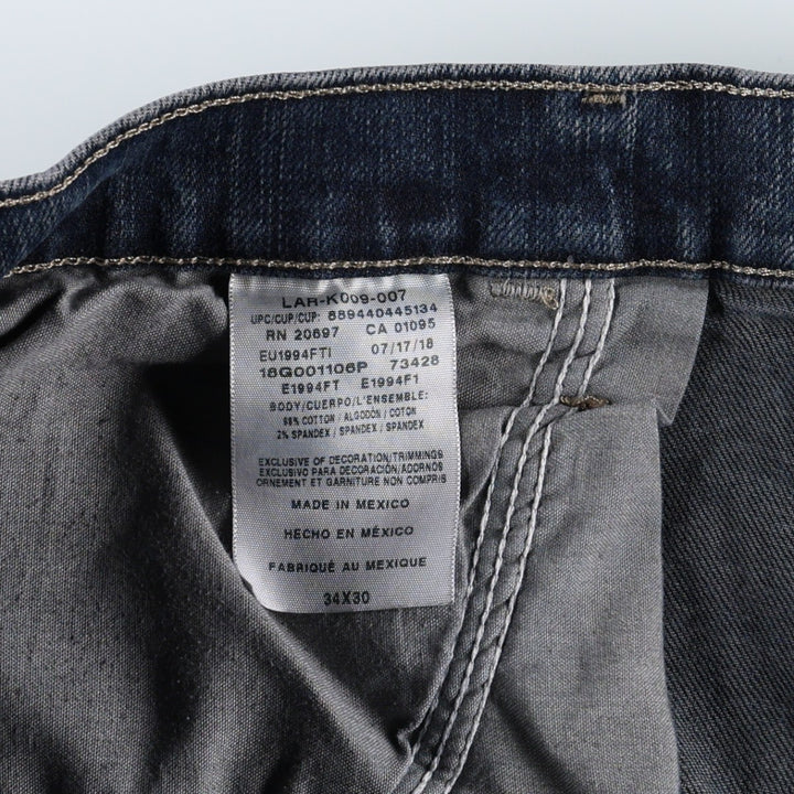 Dickies denim painter pants for men, equivalent to W34 cotton blue type Vintage Second Hand